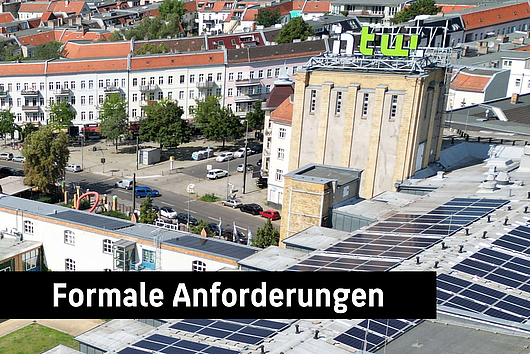 Formale Anforderungen