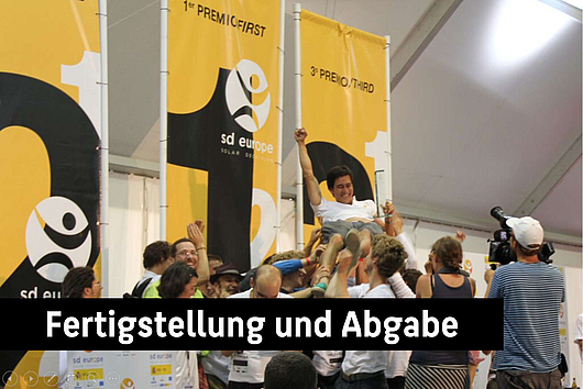 Fertigstellung und Abgabe